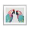 Stupell Industries Exotic Pastel Macaws Black Framed Print Under Glass, design by Sisi and Seb
